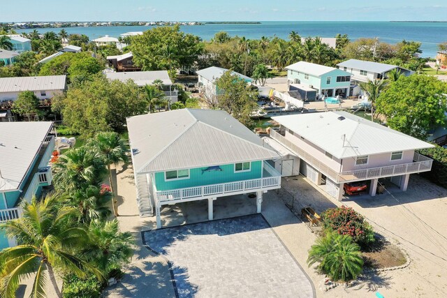 22738 Blackbeard Ln, Cudjoe, FL 33042 - aerial view of residential area featuring a large body of water