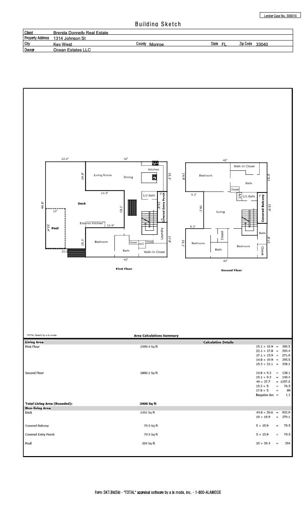 1314 Johnson St, Key West, FL 33040 - view of home floor plan