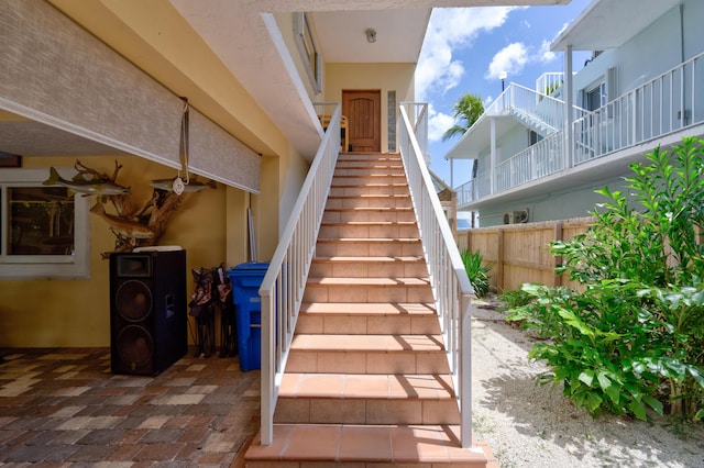 view of staircase