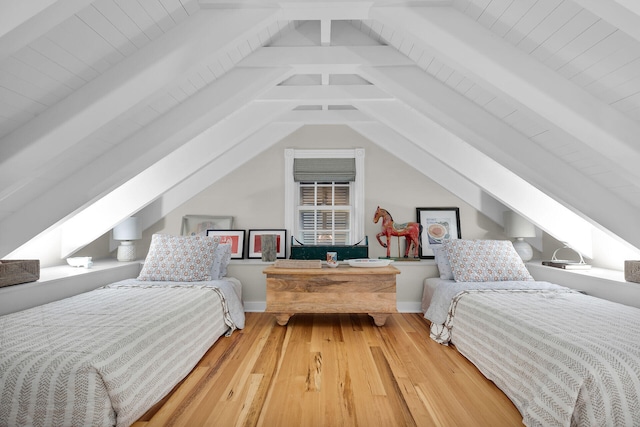 1109 Fleming St, Key West, FL 33040 - bedroom with wood ceiling and hardwood / wood-style flooring