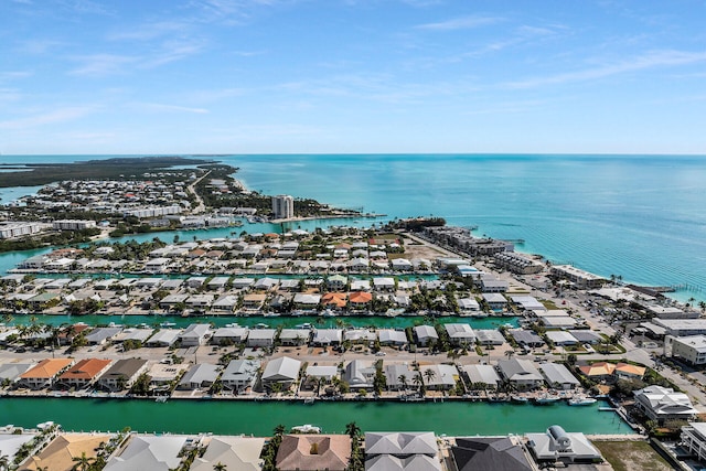 241 5th St, Key Colony, FL 33051 - aerial view of residential area with a nearby body of water