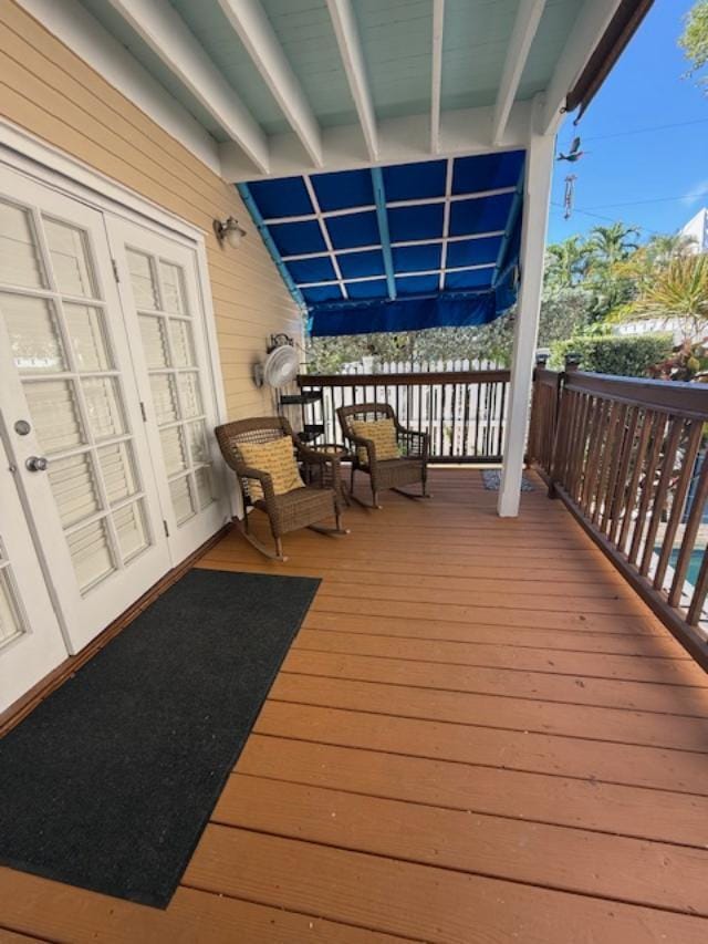 view of deck