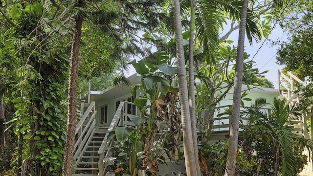 82260 Overseas Hwy, Islamorada, FL 33036 - view of home's exterior featuring stairway