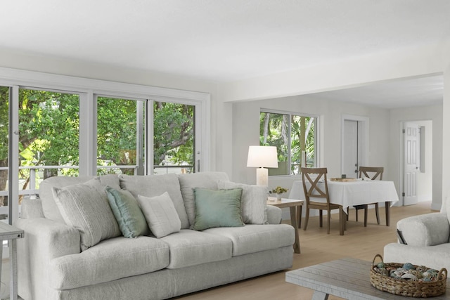 82260 Overseas Hwy, Islamorada, FL 33036 - living area featuring light wood finished floors