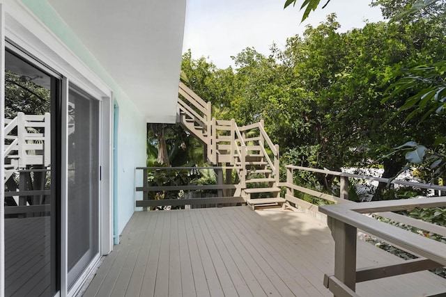 82260 Overseas Hwy, Islamorada, FL 33036 - wooden terrace with stairway