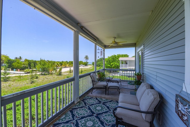 480 E 105th Street Ocean St, Marathon, FL 33050 - exterior space featuring a ceiling fan