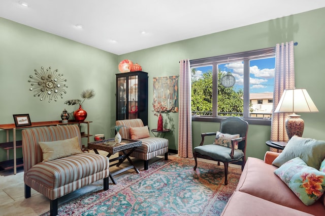 view of sitting room