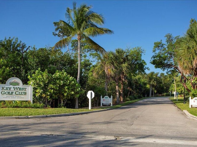 view of road