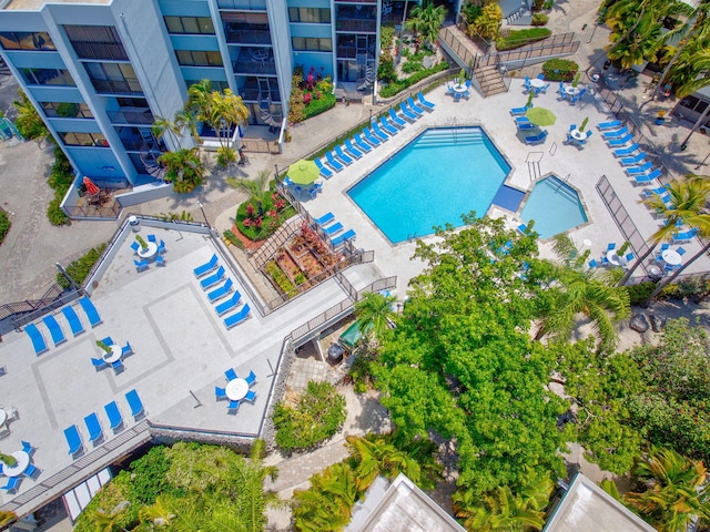 104350 Overseas Hwy Unit B203, Key Largo, FL 33037 - bird's eye view of a pool