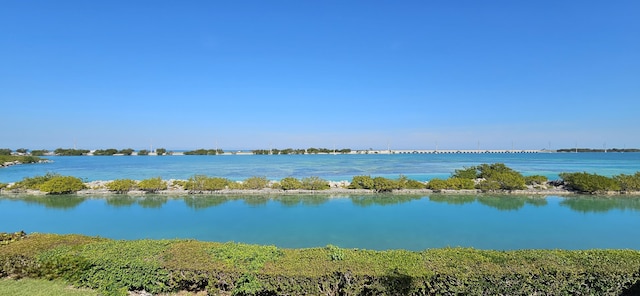 view of water feature