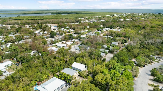 drone / aerial view of a nearby body of water