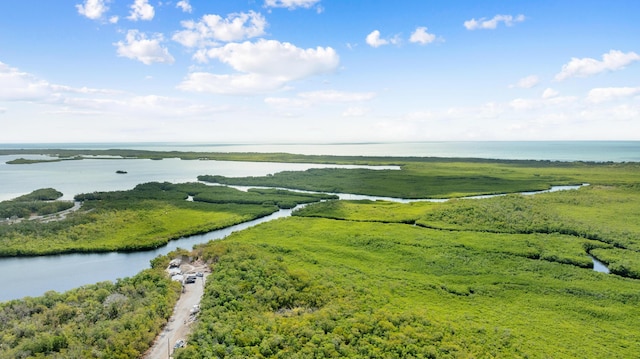 drone / aerial view of a large body of water