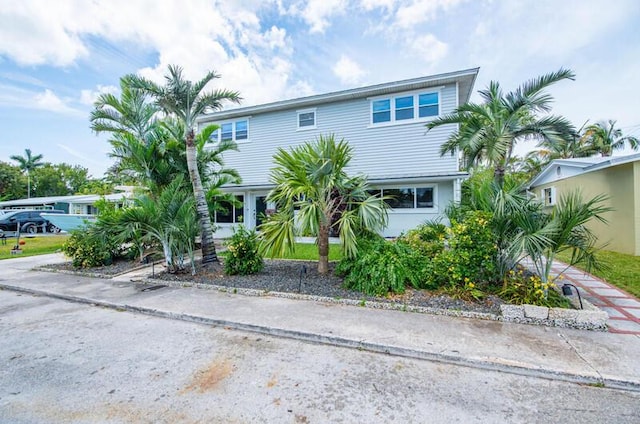 view of raised beach house