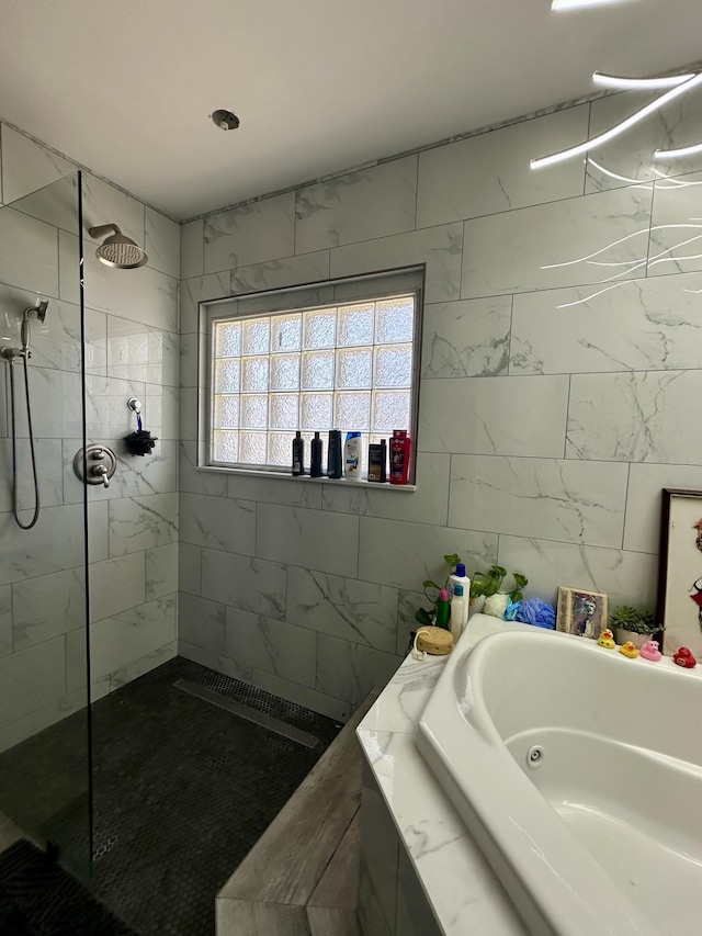 397 Balido St, Key West, FL 33040 - bathroom with walk in shower and a whirlpool tub