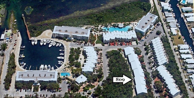 97501 Overseas Hwy Unit 809, Key Largo, FL 33037 - aerial view of property's location with a large body of water