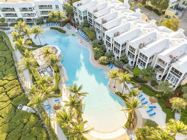 97501 Overseas Hwy Unit 809, Key Largo, FL 33037 - drone / aerial view of a pool