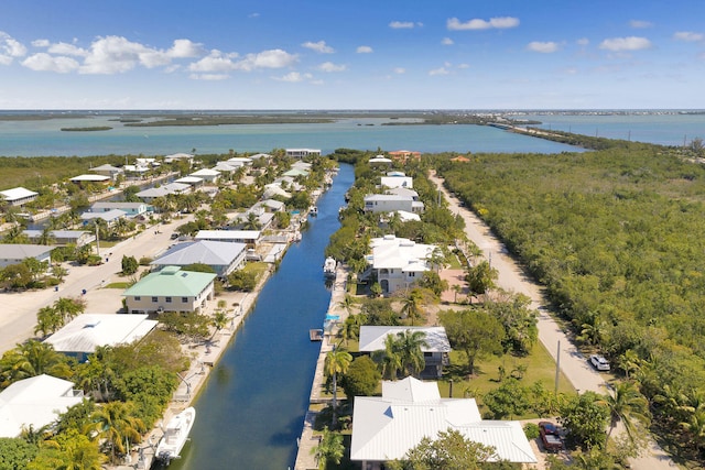 22865 Redfish Ln, Cudjoe, FL 33042 - aerial perspective of suburban area featuring a large body of water
