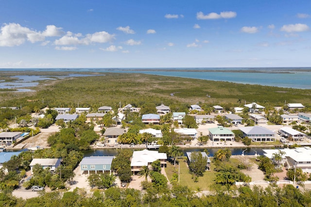 22865 Redfish Ln, Cudjoe, FL 33042 - aerial perspective of suburban area featuring a large body of water
