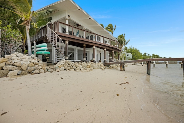 view of rear view of property