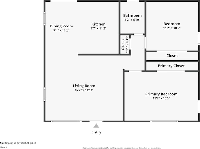 1423 Johnson St, Key West, FL 33040 - view of home floor plan