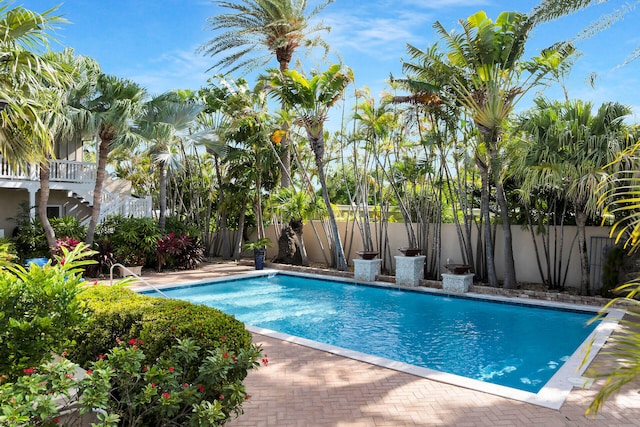 3300 Riviera Dr, Key West, FL 33040 - view of pool featuring a fenced backyard