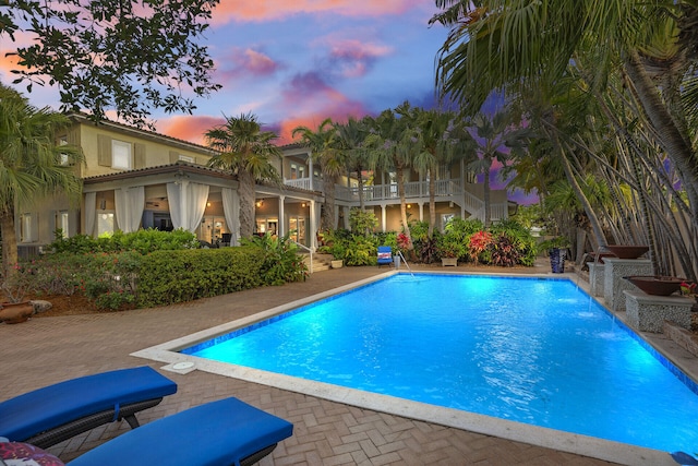 3300 Riviera Dr, Key West, FL 33040 - outdoor pool featuring a patio area