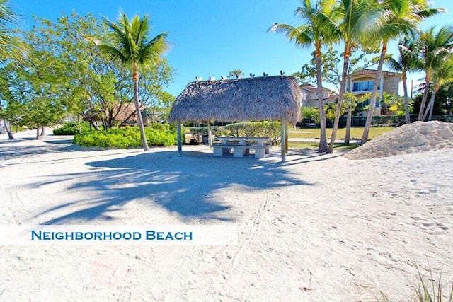 view of home's community featuring a gazebo