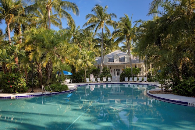 view of pool