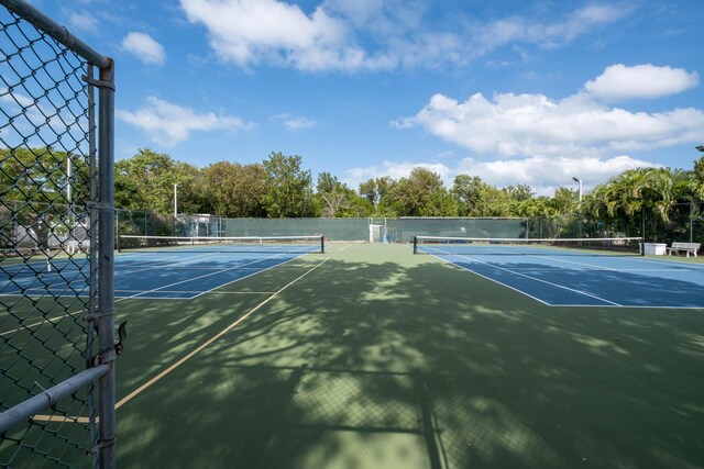 view of sport court