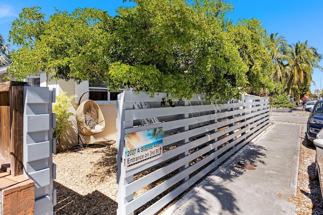 exterior details with fence