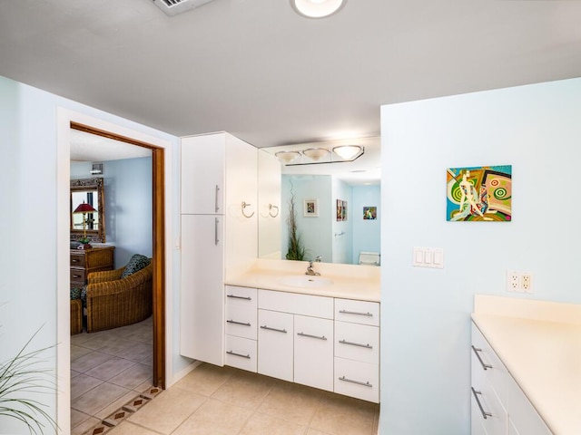 101 E Ocean Dr Unit C304, Key Colony, FL 33051 - bathroom featuring vanity and tile patterned floors