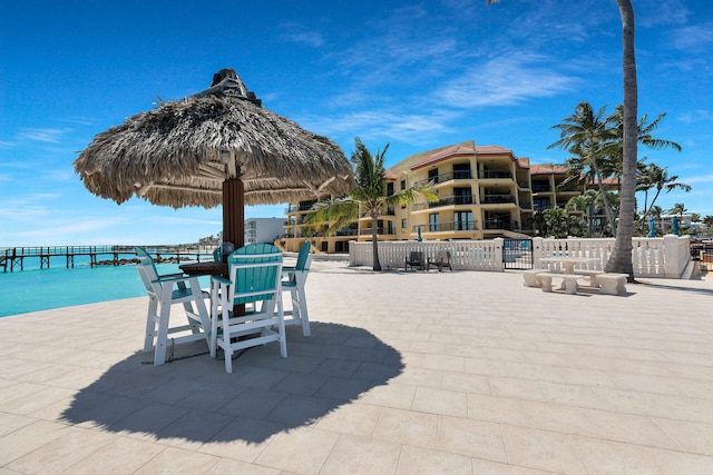 101 E Ocean Dr Unit C304, Key Colony, FL 33051 - view of patio / terrace