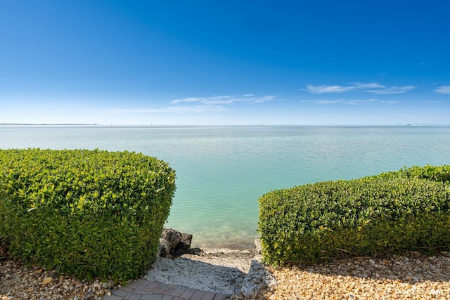 view of water feature