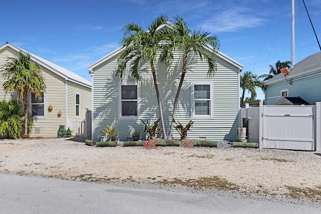 view of front of home