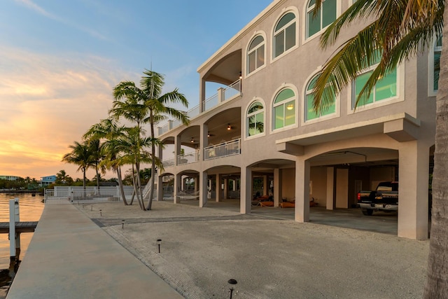 3742 Seagrape St, Big Pine, FL 33043 - view of property at dusk