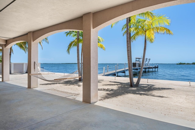 3742 Seagrape St, Big Pine, FL 33043 - water view with a boat dock