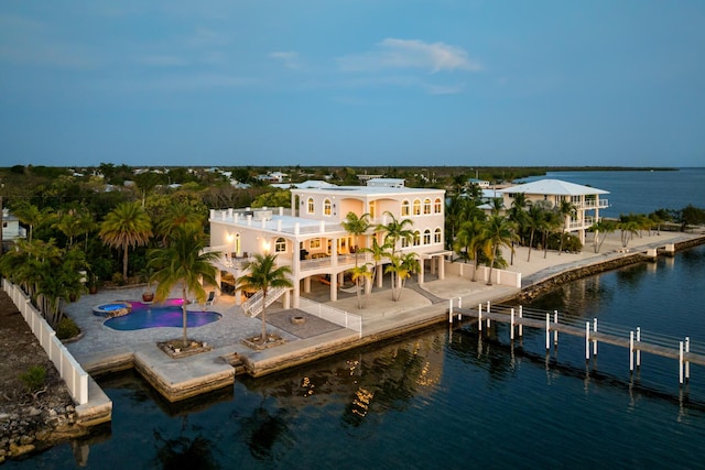 3742 Seagrape St, Big Pine, FL 33043 - aerial view of property and surrounding area with a nearby body of water