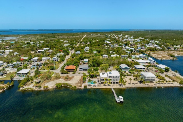 3742 Seagrape St, Big Pine, FL 33043 - aerial view of residential area featuring a large body of water