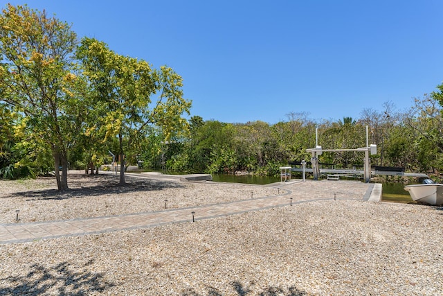 3742 Seagrape St, Big Pine, FL 33043 - view of yard featuring a water view