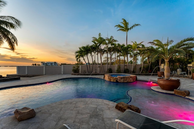 3742 Seagrape St, Big Pine, FL 33043 - view of pool with a patio and a pool with connected hot tub