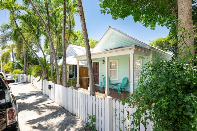 bungalow-style home featuring a porch