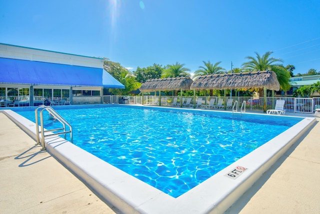 view of pool