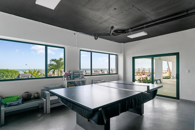 playroom featuring a wealth of natural light