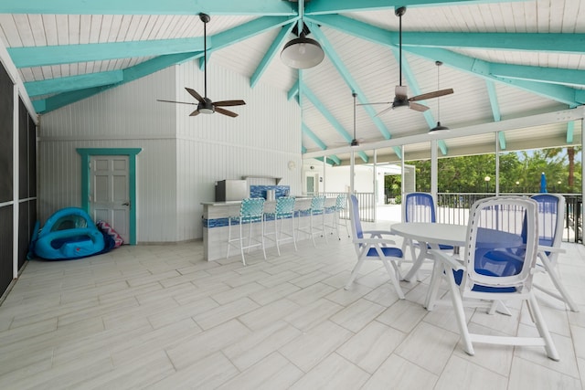 6301 Gulf Of Mexico Blvd Unit 301, Marathon, FL 33050 - view of patio with ceiling fan