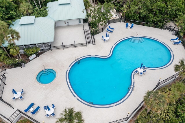 6301 Gulf Of Mexico Blvd Unit 301, Marathon, FL 33050 - view of pool featuring a patio and fence
