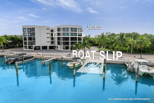 6301 Gulf Of Mexico Blvd Unit 301, Marathon, FL 33050 - view of swimming pool with a water view