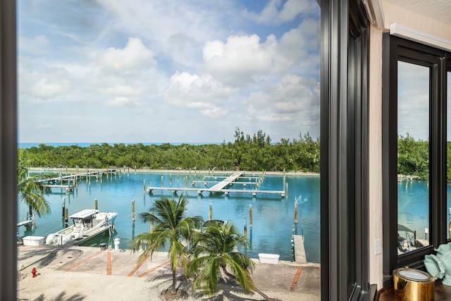 6301 Gulf Of Mexico Blvd Unit 301, Marathon, FL 33050 - exterior space featuring a water view and a dock