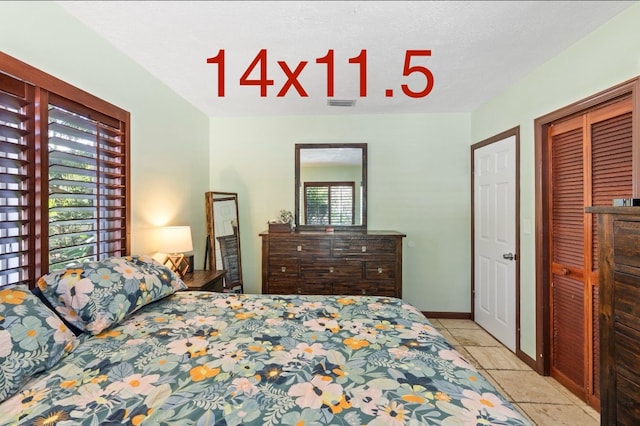 7563 Gulfstream Blvd, Marathon, FL 33050 - tiled bedroom with a closet