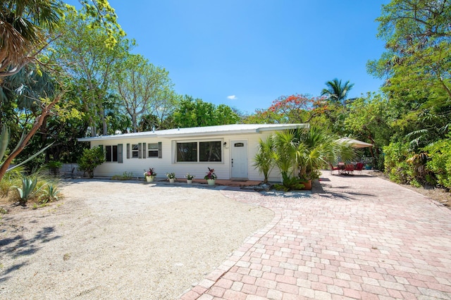 7563 Gulfstream Blvd, Marathon, FL 33050 - view of front of home with decorative driveway