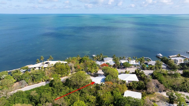 7563 Gulfstream Blvd, Marathon, FL 33050 - aerial view of property and surrounding area with a large body of water